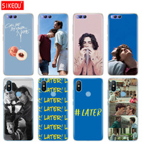 Silicone Cover Case For Xiaomi Mi 8 8SE A1 A2 5 5S 5X 6 Mi5 MI6 NOTE 3 MAX Mix 2 2S call me by your name