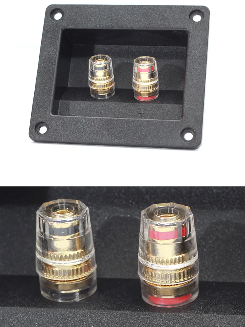 1 шт., медная Клеммная коробка для розеток типа «банан»