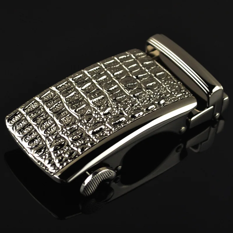 3.5cm Width Belt Buckles For Men Fashionable Animal Crocodile Automatic Buckle Male Belts For Men CE1813-QQ