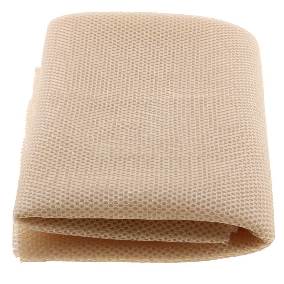 1pc x 1.4m*0.5m Pro Speaker Grille Cloth Loudspeaker Mesh Fabric Cloth Beige/White