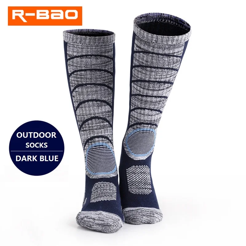 RB3301 High Quality Outdoor Skiing/Hiking Socks Terry Sole Thicken Breathable Wear-Resisting Sports Socks