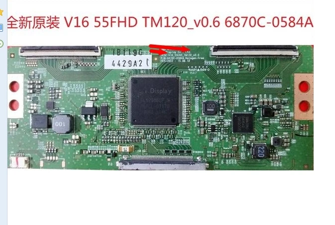 스크린 T-CON 연결 보드 크기, 6870C-0584A 6870C-0584B 로직 보드, 43/49/55 pls confrim
