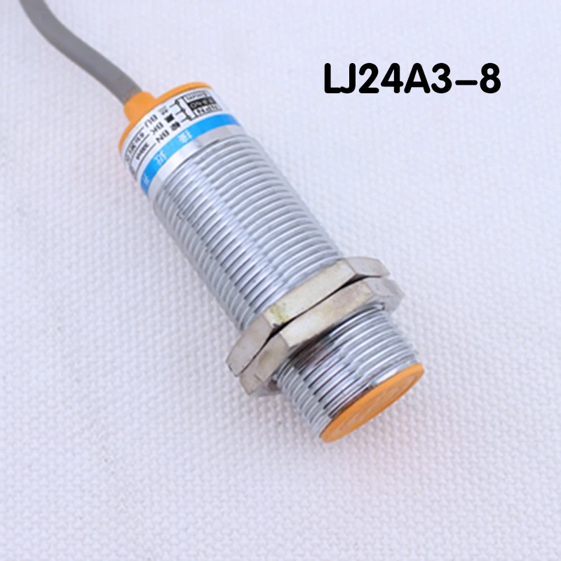 M24 8mm 10mm DC6~36V Cylinder Inductive Proximity Sensor Switch LJ24A3-8(10)-Z/BX/AX/CX/BY/AY/CY/EX/DX 2/3/4-wire PNP/NPN NO NC