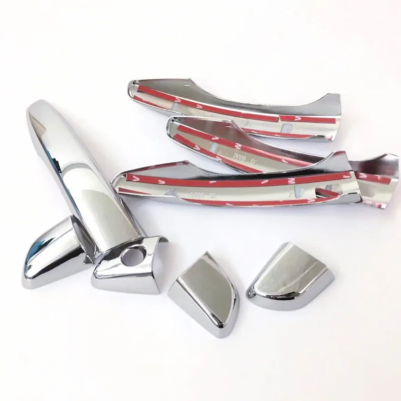 LHD! Car Accessories for Peugeot 3008 5008 GT 2017 2018 2019 2020 ABS Chrome Door Handles Cover Trim 8pcs