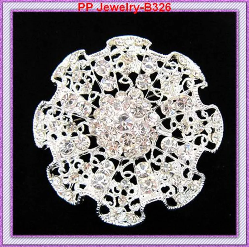 

Wholesale Lot Cheap Huge Flower Wedding Bouquet Amazing Girls' Rhinestone Brooch