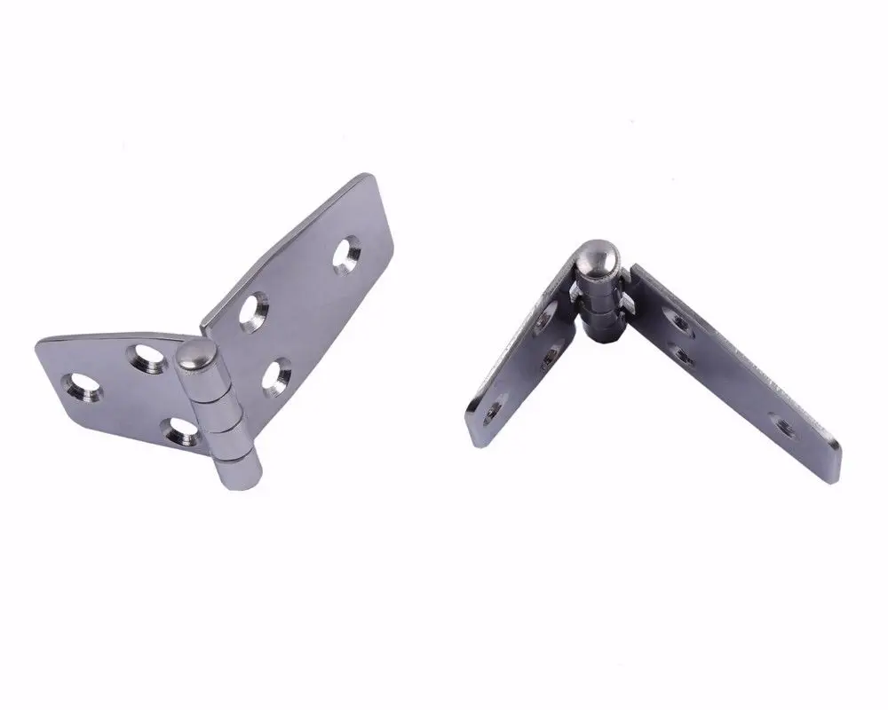 Marine hardware 2Pcs Boat Marine Flush Door Hinges 3.8