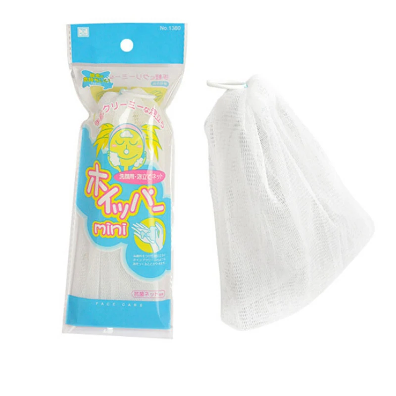 1Pc Simply Facial Foaming Body Face Cleansing Net Bubble Foam Use Less Cleanser poseida Washing Product