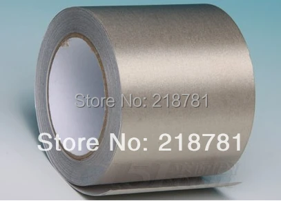 1x 8mm* 20M EMI Shield Conductive Fabric Cloth Tape, One Face Sticky for PC, Laptop, Mobilephone Cable, PCB Repair Masking