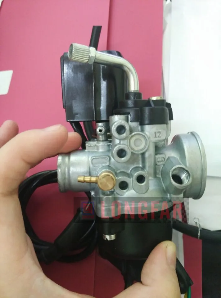 Carburetor for Piaggio Typhoon 50 2T A/C scooter, 12 mm, Electric Choke #8 E-choke For Gilera Typhoon 50 Piaggio DIESIS S Vespa