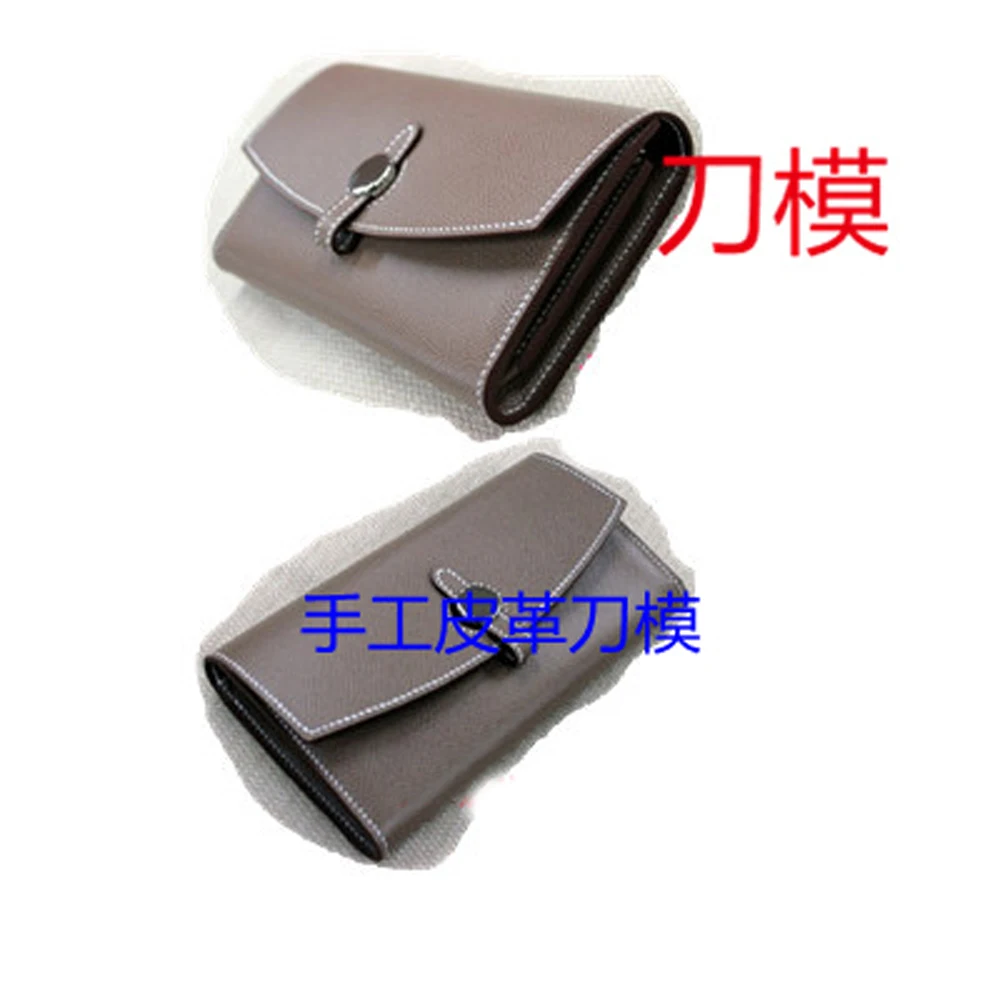 

DIY leather craft women long folded wallet die cutting knife mould hand machine punch tool set