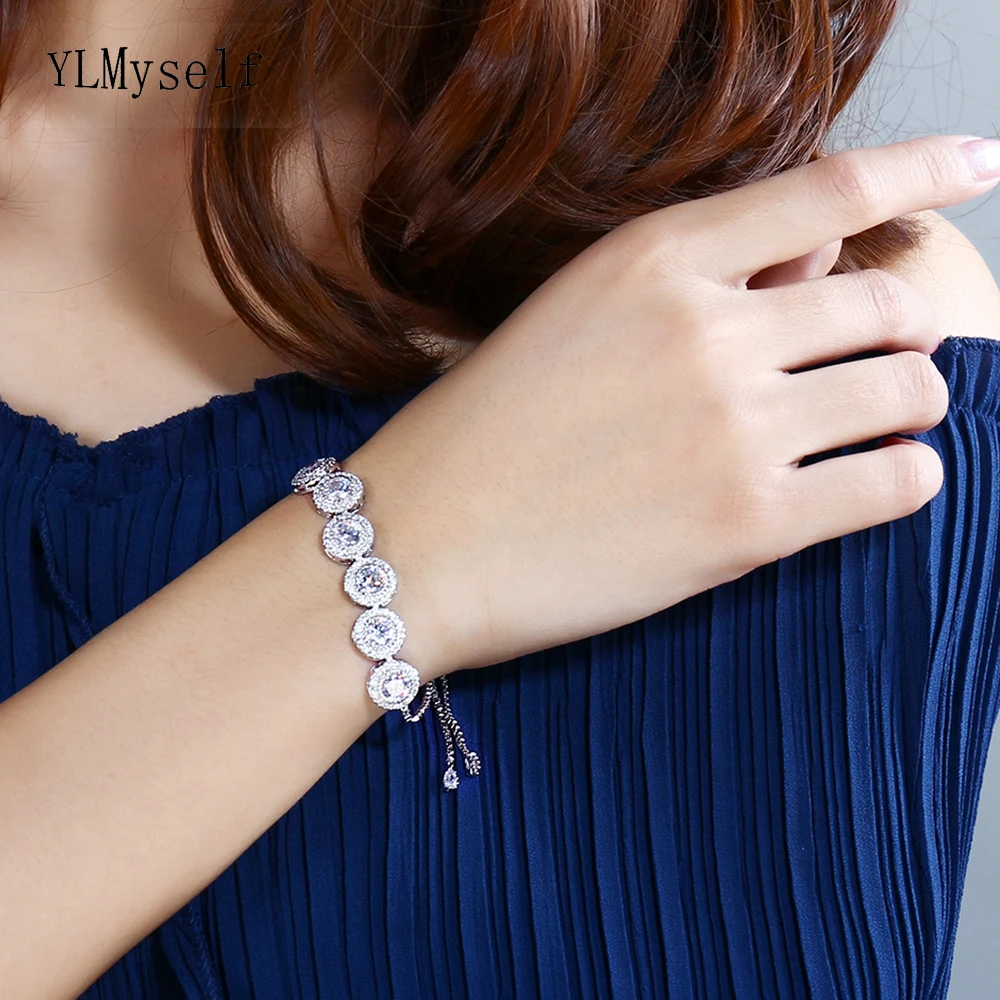 16-23cm free adjustable size large stone bracelets fast shipping high quality jewelry jewellery luxury Bracelet & bangle