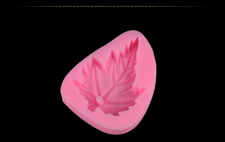 Leaf Shape Cupcake Cake Decorating Mold Silicone Form For Fondant Sugarcraft Diy Sugar Soap Mould Paste Tools E806