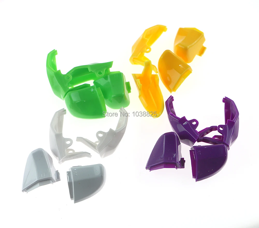 เปลี่ยน LB RB LT RT ด้านบนด้านล่าง Trigger ปุ่ม Shell สำหรับ Xbox One Controller อะไหล่ซ่อม4ชิ้น/ล็อต = 1ชุด