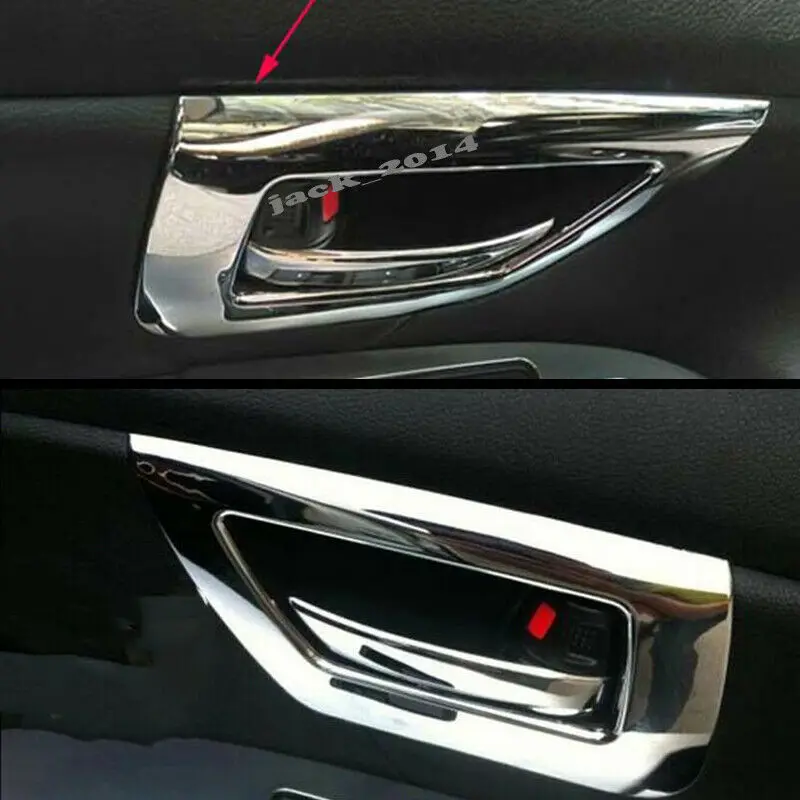 For Suzuki SX4 S-cross 2014 2015 2016 Accessories ABS Chrome Inner Door Handle Bowl 4pcs/set