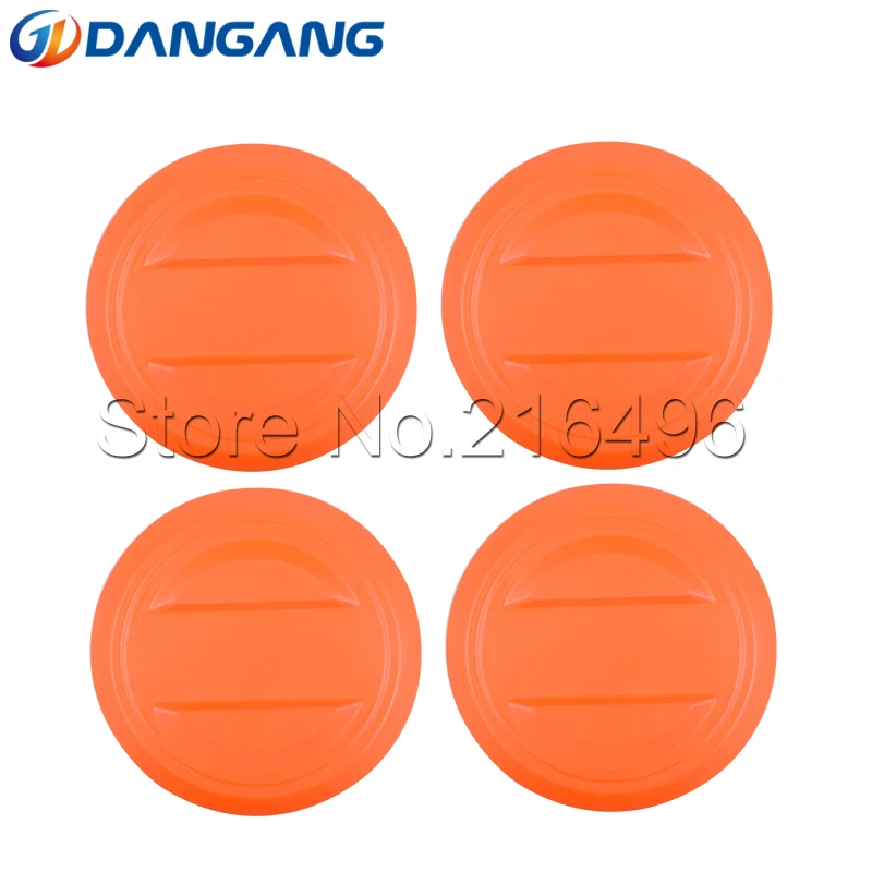 4pcs New Wheel Center Caps For Polaris RZR 1000 XP Turbo 900 S 1000 S 15-17(Orange)