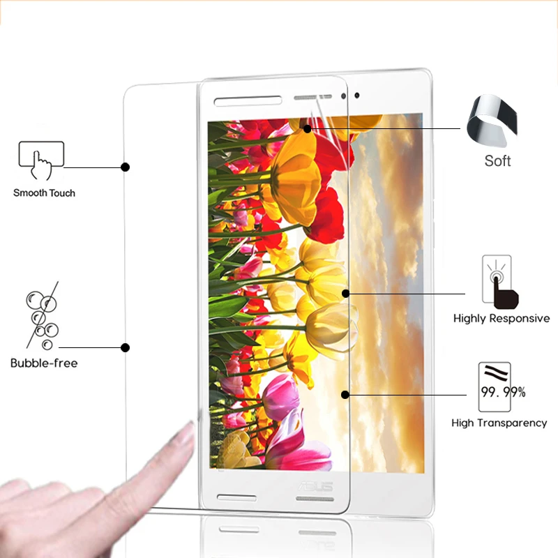 Front HD Clear Glossy screen protector film For ASUS Zenpad S 8.0 Z580 8.0