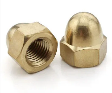 

200pcs/lot M5 Brass Hex Cap Nut