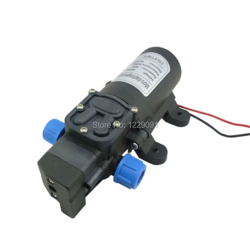 self priming high pressure DC 24 volt 60W 5L/min mini Water Pump Automatic pressure switch for cleaning, sprayer , irrigation