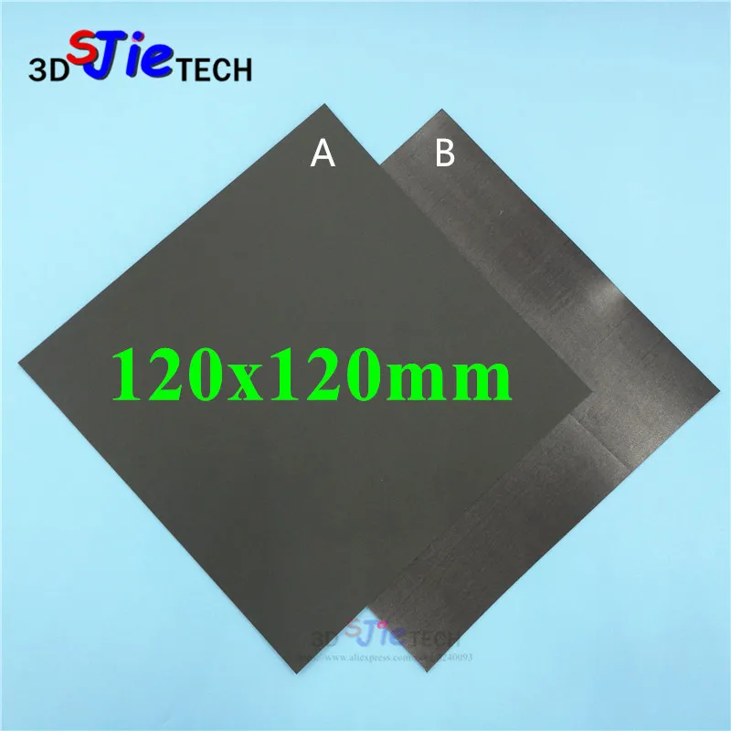 Square 120x120mm New Magnetic Print Bed Tape Print Sticker Build Plate Tape FlexPlate for UP Mini 2 Voron V0 3D printer