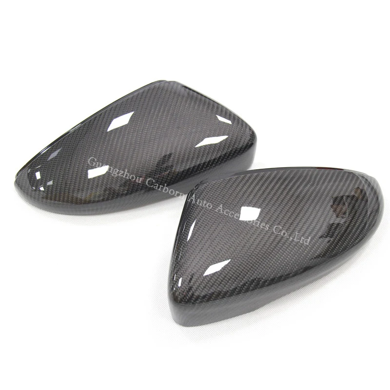 Carbon Fiber Mirror Cover For Volkswagen Passat CC Scirocco  Beetles EOS Jetta Bora 2010-2016 1:1 Replacement Style