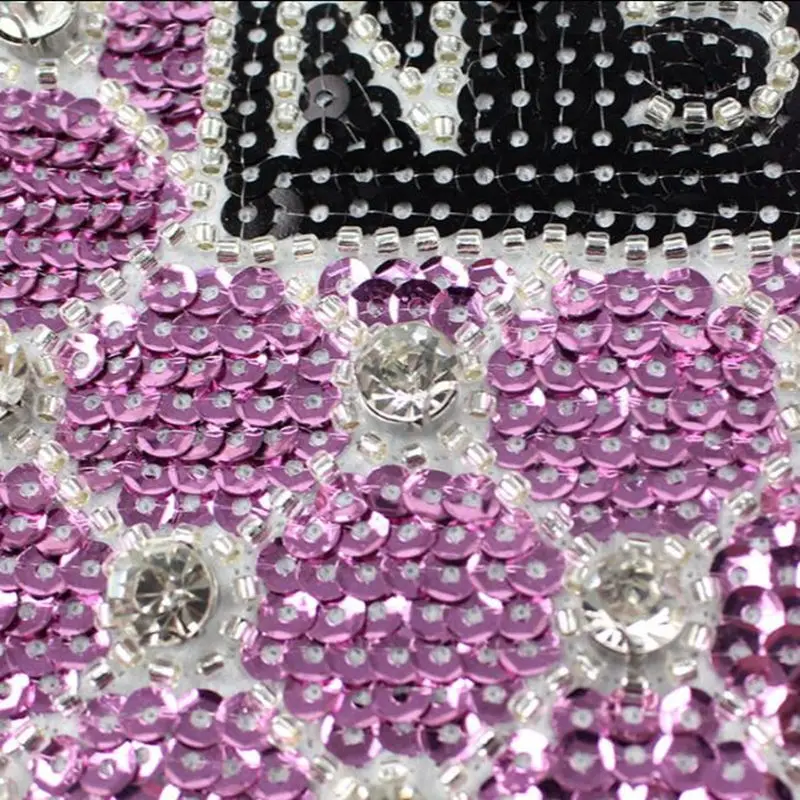 1 Pcs Rhinestone Clothes Embroidered Sequins Sewing Patches for Clothing Diy Clothes Accessories