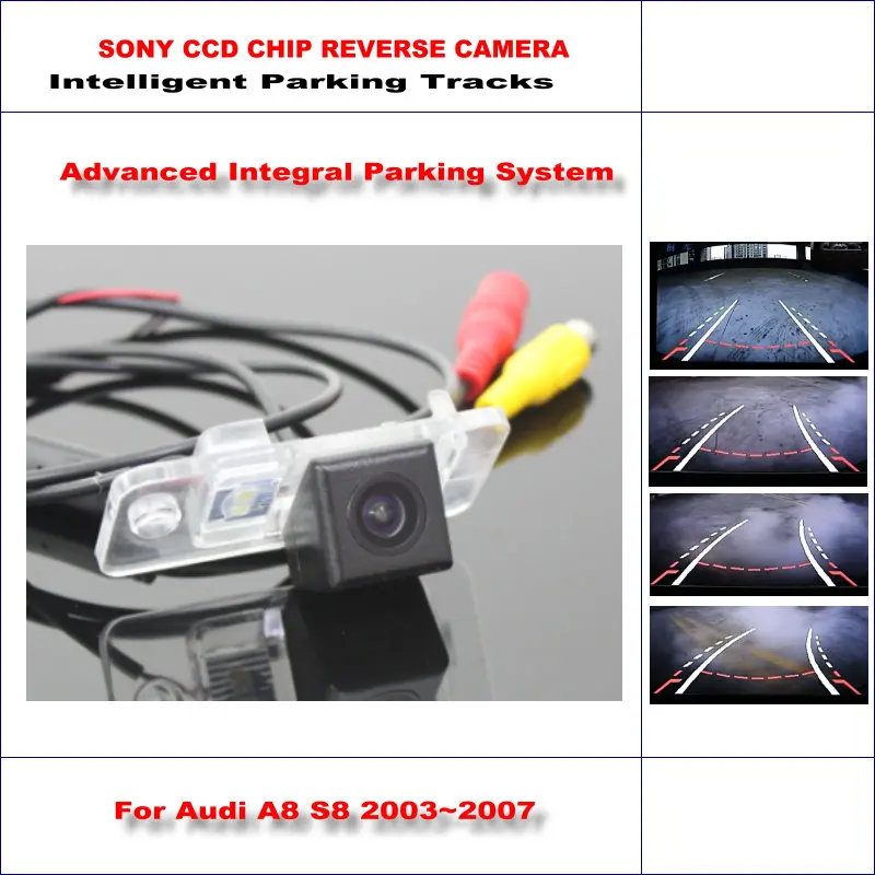 

For Audi A8 S8 / Q7 TDI 2007-2009 Car Rear Reverse Camera NTSC PAL RCA SONY CHigh Quality Intelligentized AM