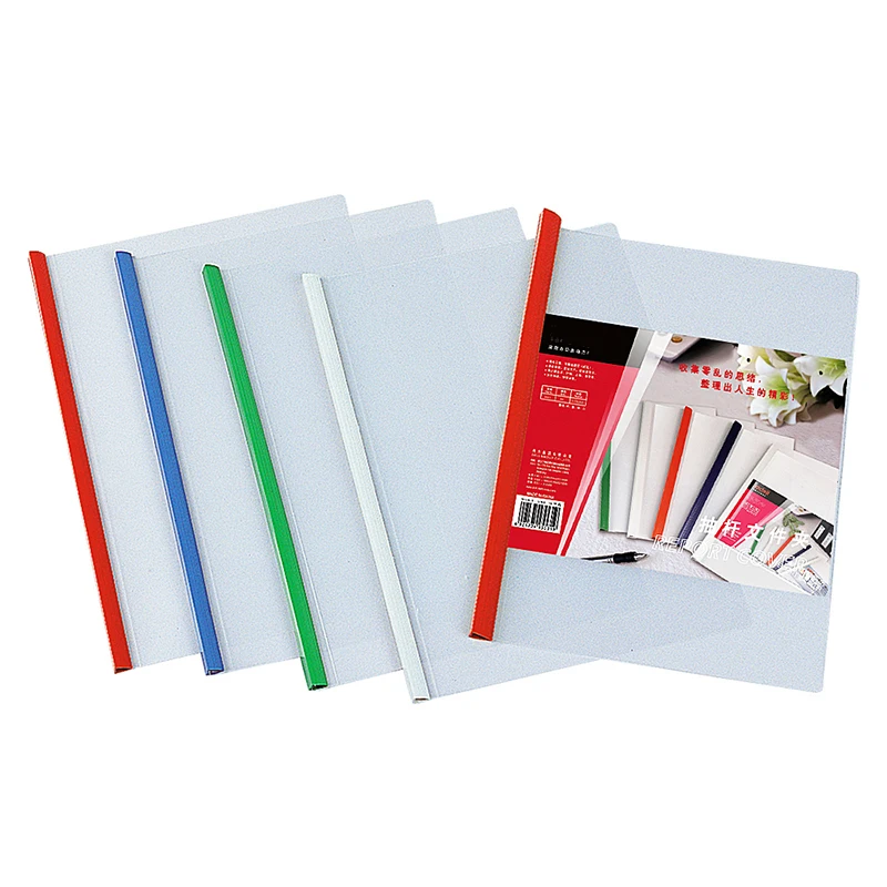 5 Pcs/Lot Plastic A4 File Folder for School Stationery & Office Supply