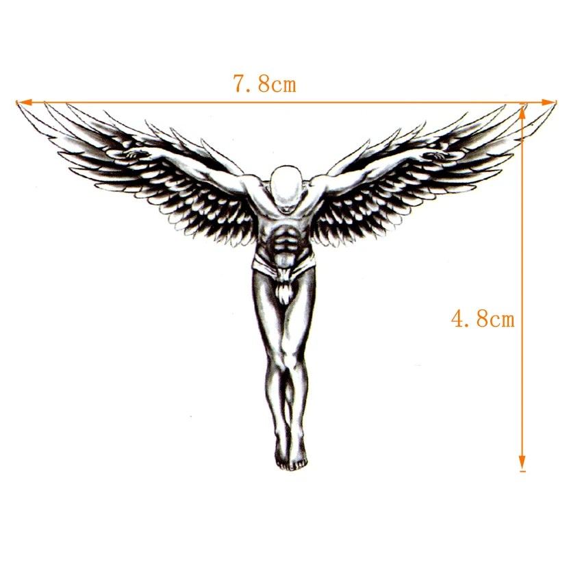 Angel Michael Waterproof Temporary Tattoos Men Fake Tattoo The Flash Kids Tatoo Temporary Stickers Tatouage Temporaire