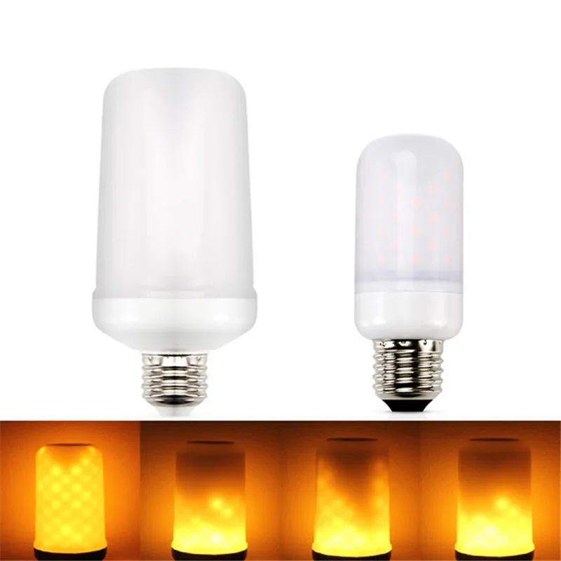 

2019 NEW LED flame bulb E27/B22/E14 SMD2835 fire lamp 9W 15W AC85-265V 1300-1800K 3 Mode With Gravity Sensor flame dynamic light