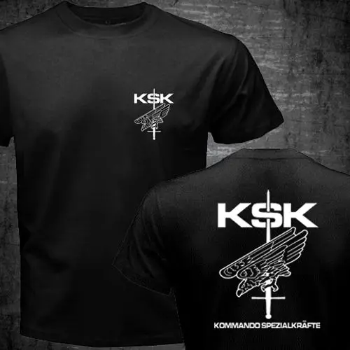 Deutschland Germany Special Forces T shirt men KSK  Combat printed top tee shirt US size