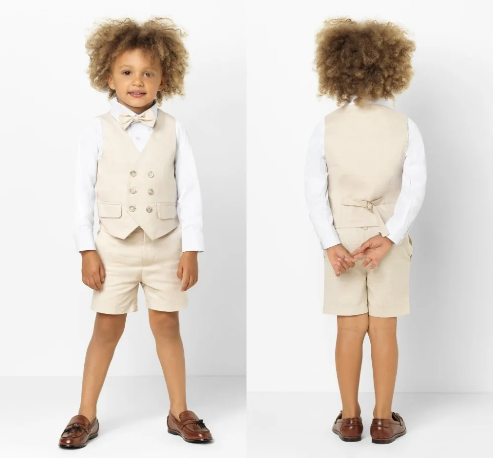 Vêtements pour garçons, costumes pour enfants à revers, ensemble de vêtements sur mesure 2 pièces, costume de bal (pantalon + cravate + gilet) 018, nouvelle collection 2019