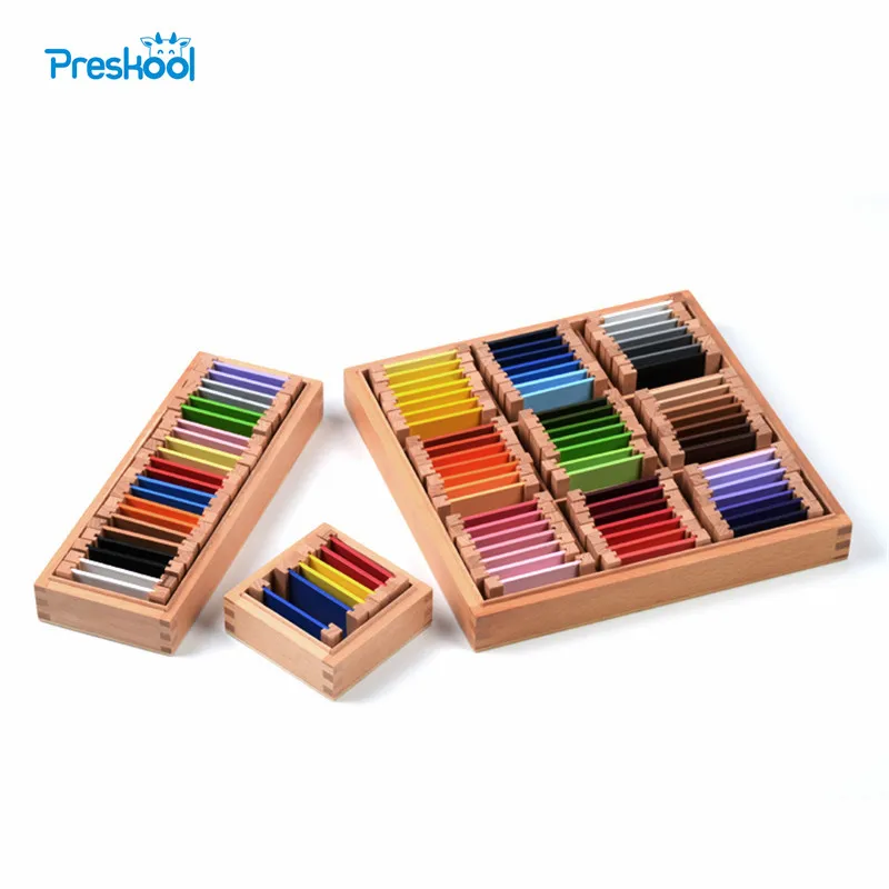 Brinquedo infantil montessori, 1 °, 2 °, 3 cores, tablet, educação infantil, treinamento pré-escolar, brinquedos para crianças