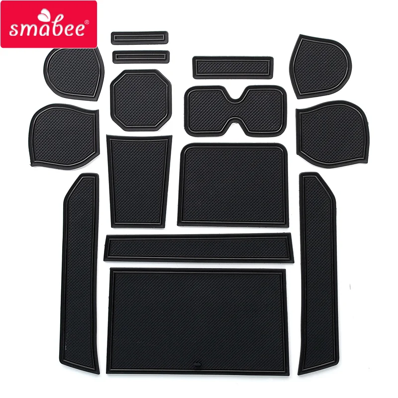 smabee Gate Slot Cup Pad For SUZUKI IGNIS Interior Accessories Door Pad Dust mats Water Coaster Non-Slip RED/WHITE/BLACK