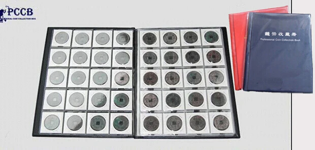 PCCB High Quality Put 200 Pieces/Coins Album For Fit Cardboard Coin Holders Professional Coin Collection Book Bitcoin Collection