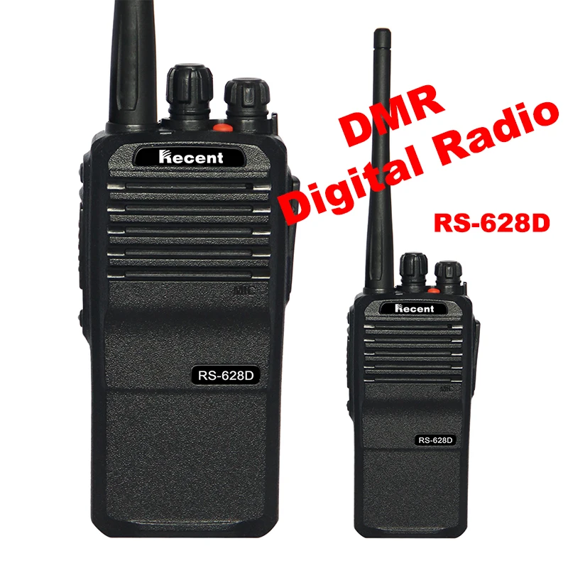 Professional Handhel DMR Digital Radios transceiver ham HF comunicador RS-628D RECENT UHF 400-470MHz 4W/1W Walkie Talkies LTDMA