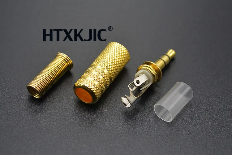 5 Pcs Stereo 3.5 Mm 1/8in Headphone Earphone Diy Pria Audio Jack Jack Jack Solder Konektor untuk Komputer Laptop tablet MP3 Hot Sale