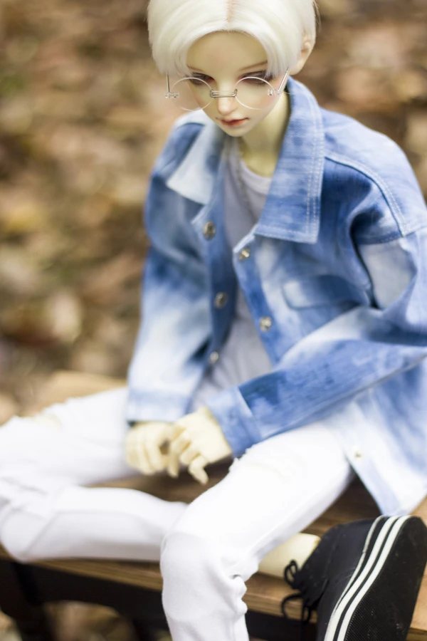 

Джинсовая куртка BJD в масштабе 1/4 1/3 для BJD/SD MSD SD13 Girl ID75 Одежда для куклы дяди в комплект не входят куклы и другие аксессуары E2384