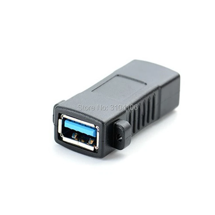Adaptateur de montage sur panneau, prise USB 3.0 femelle à femelle Standard, connecteur Z07, 1 pièce, livraison directe
