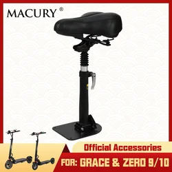 Macury Saddle for Grace 9 10 Zero 9 10 T9 T10 Electric Scooter Seat Kit Official Accessories Parts Height Adjustable Chair