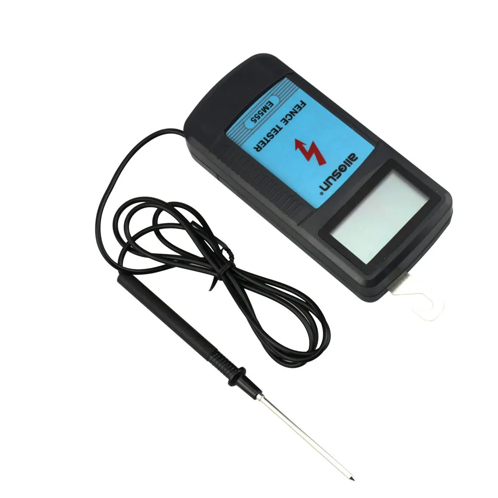 ALL SUN EM555 Electric Fence Tester Digital Electric Tester High Voltage for Electric Fencing 300-9900V