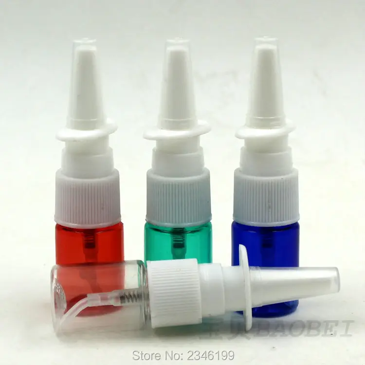 

5ML Plastic PET Bottle with Straight Spray Pump, Packing Sprayer Bottle, Colorful Lotion Bottle