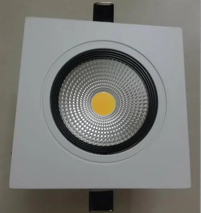 Dimmable 5W/7W/9W/12W LED downlight Square LED panel ceiling recessed lamp/ pannel light bulb for bedroom luminaire