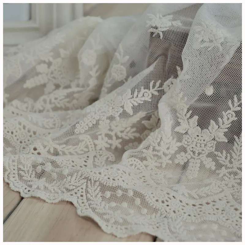 23cm 9inch/30cm 11.8inch 1yard/lot white/beige lace fabric garment decoration trimming Z951