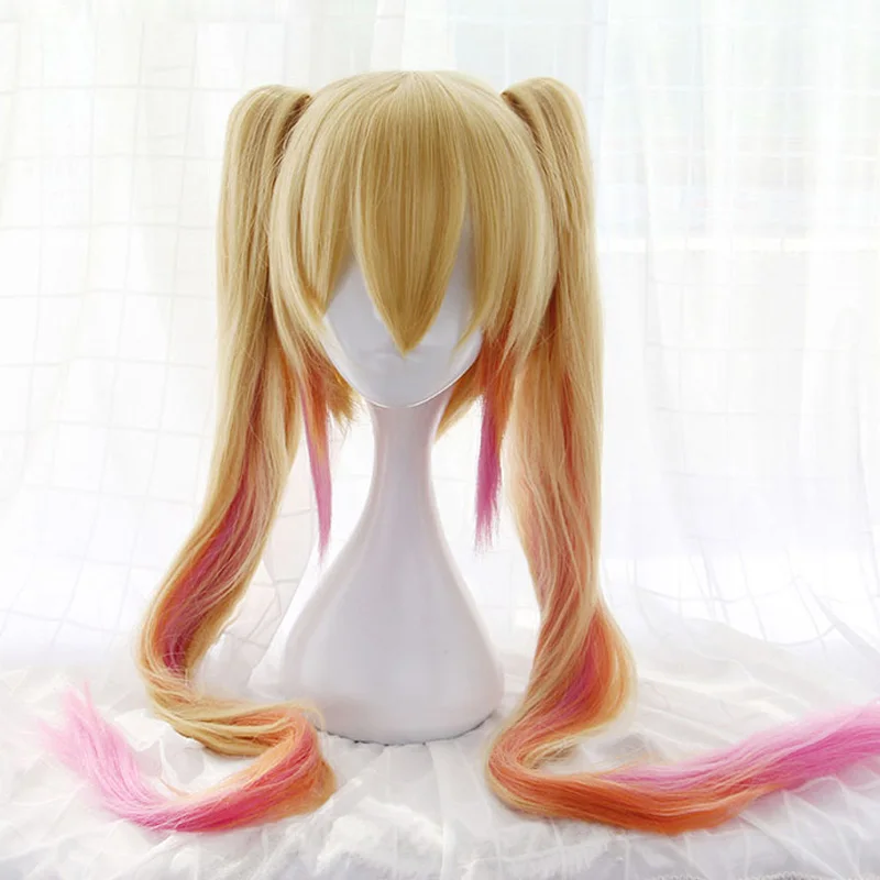 Miss Kobayashi's Dragon Maid Cosplay Wig Tohru Costume Play Woman Adult Wigs Halloween Anime Game Hair+hairnet