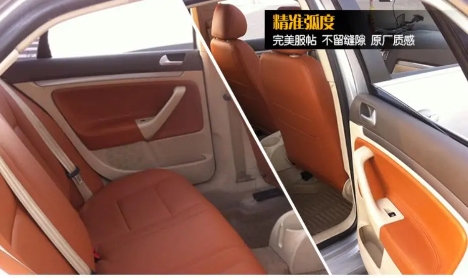 Left rudder For VW Jetta mk5 2005 2006 2007 2008 2009-2010 /Golf 5 Microfiber Door Panels Armrest Leather Cover Car Interior