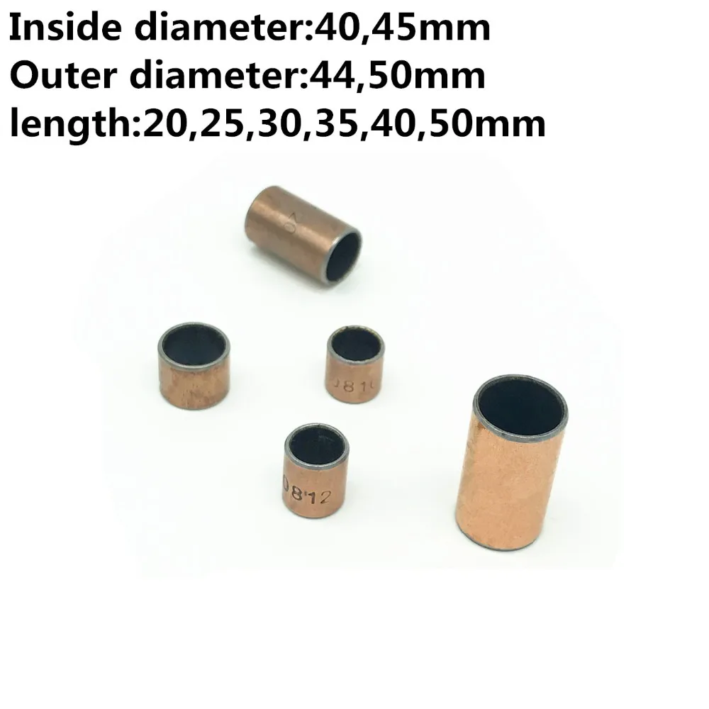 

10pcs SF-1 The Inside Diameter of 40mm 45mm Self Lubricating Composite Bearing Bushing Sleeve SF1 Copper Sleeve Oilless Bushing