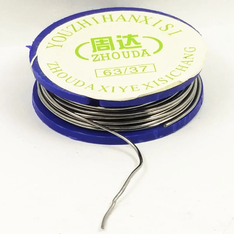 DGKS Welding Iron Wire Reel 10g/3.5oz FLUX 2.0% 0.72mm 63/37 45FT Tin Lead Line Rosin Core Flux Solder Soldering Wholesale