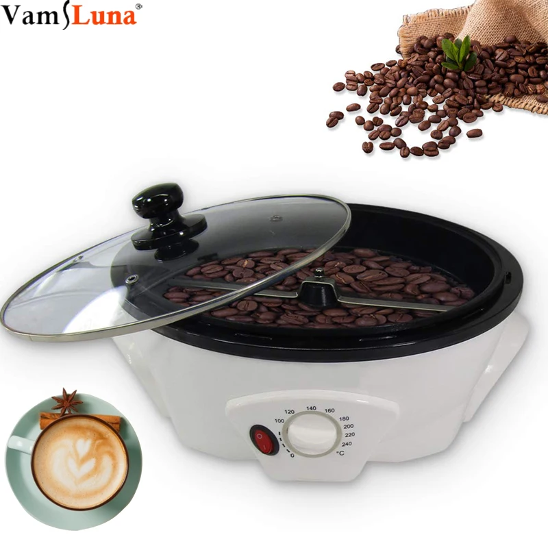 

Coffee Bean Roasters Machine Automatic Multi-use Baker for Household Peanut Cafe With Timer Large Capacity