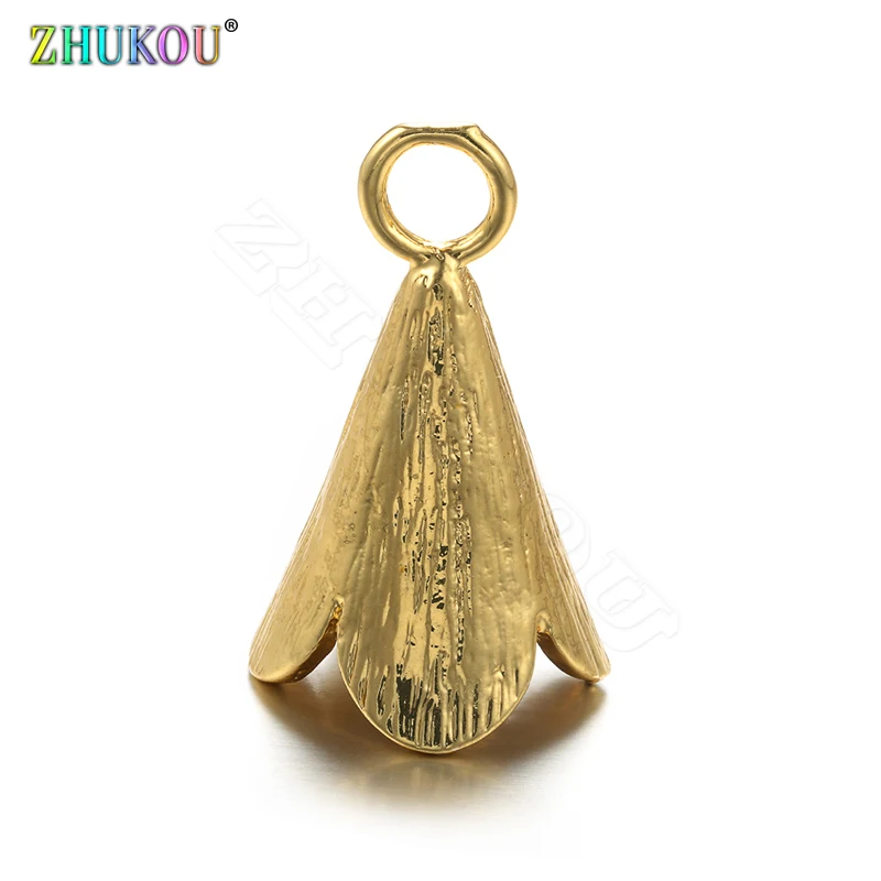 16*26mm Lucky Bell Women\'s Charms Cubic Zirconia Spacer Beads DIY Jewelry Bracelet Necklace Making,Model:PD3