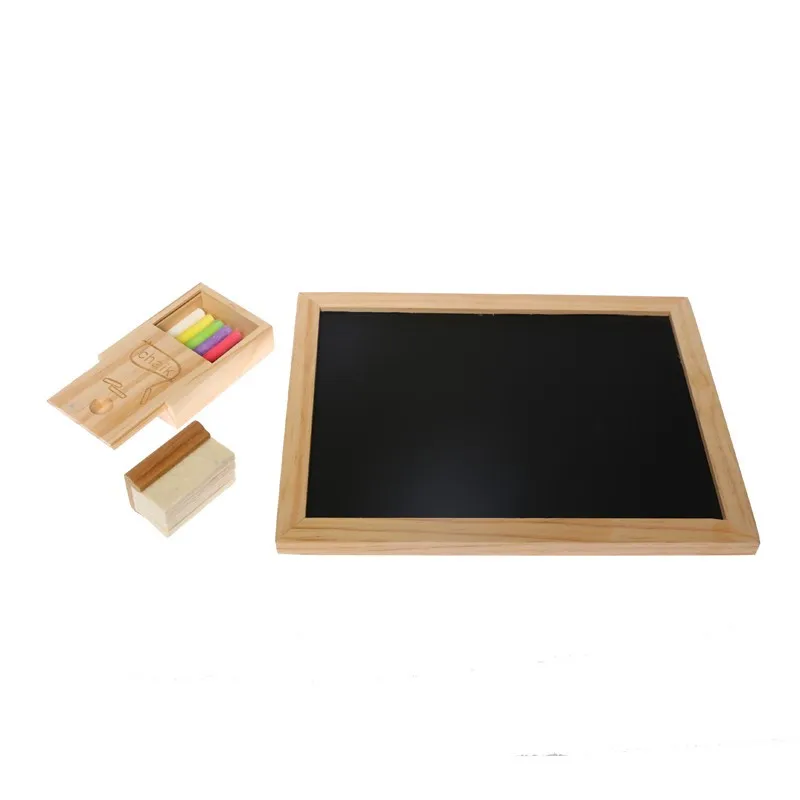 Mini Blackboard Set for Children Montessori Art Materials Preschool Early Educational Euipment Kids Writting Learning Tools